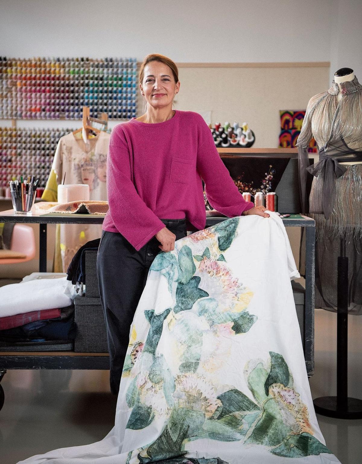 Ursula Waldburger in ihrem Arboner Atelier.