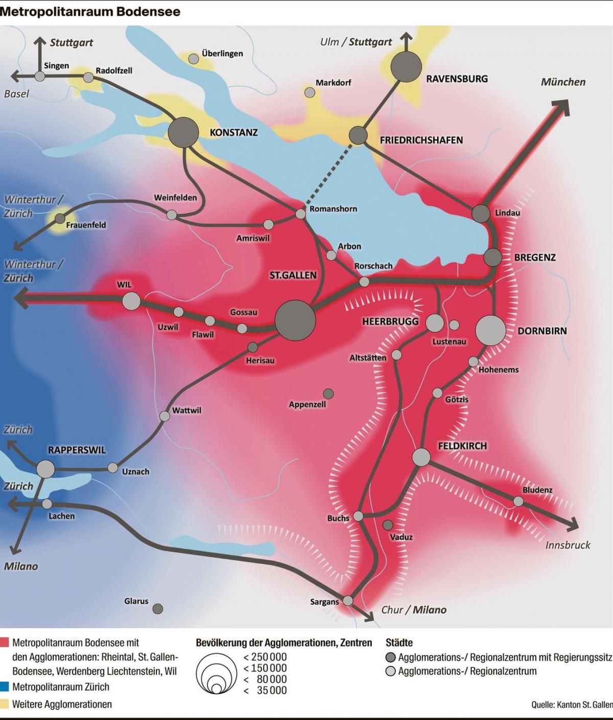 Visualisierung Metropolitanraum Bodensee