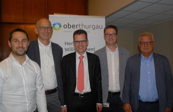 Die neuen Vorstandsmitglieder der Region Oberthurgau. (Bild: Kurt Peter)