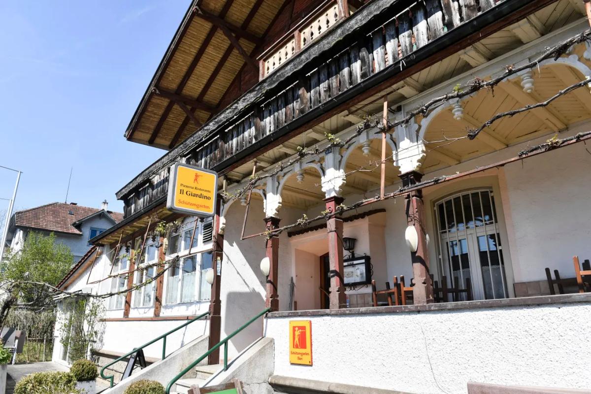 Der Eingang zum geschlossenen «Il Giardino».