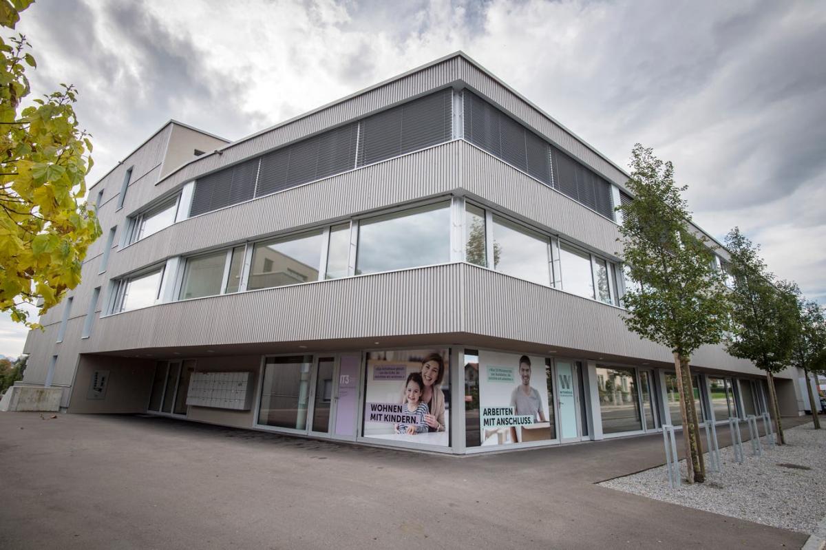 Leere Büros in der Witenzelg-Überbauung an der Reckholdernstrasse 13 in Romanshorn.