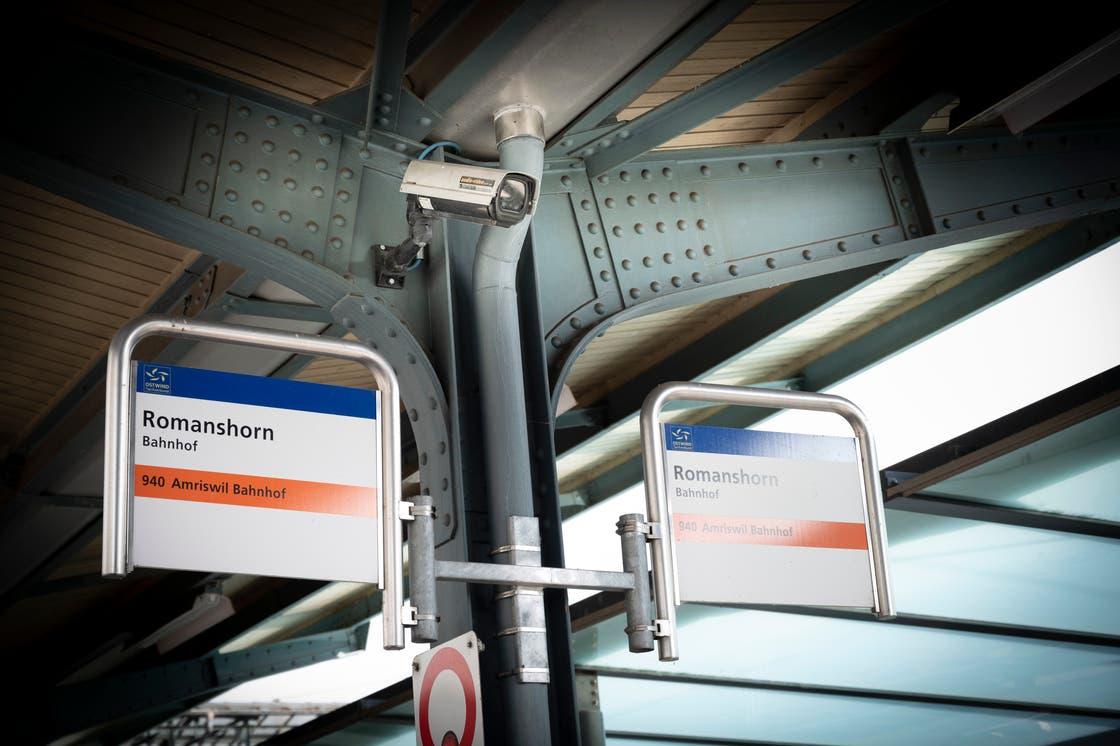 Am Bahnhof Romanshorn sind insgesamt 11 Kameras installiert.