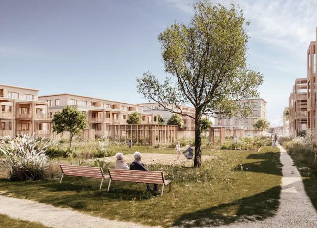 WOHNUNGSBAU : Auf dem Luxburgerfeld soll ein neues Quartier mit über 400 Wohnungen entstehen