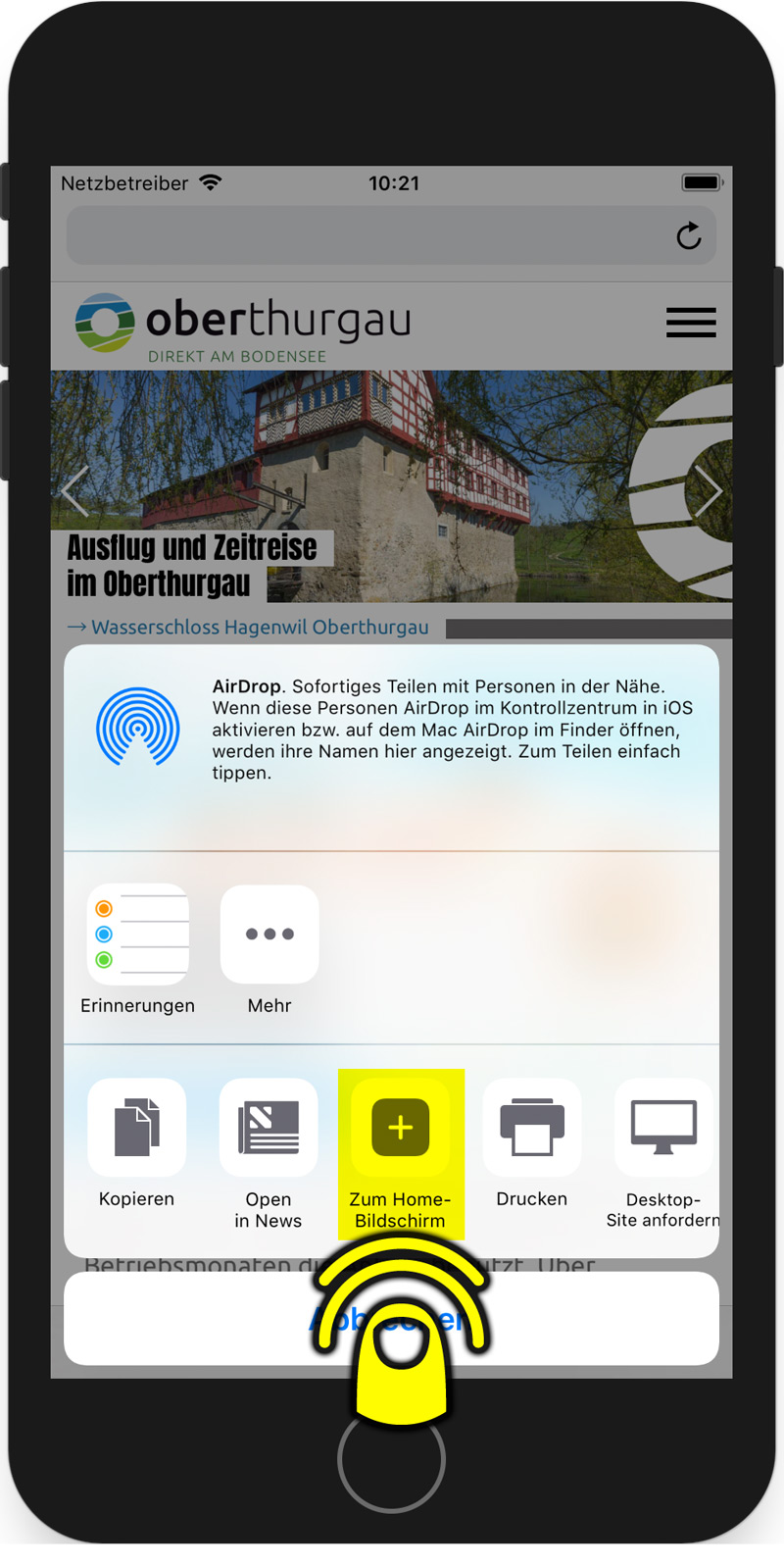 iPhone App Oberthurgau