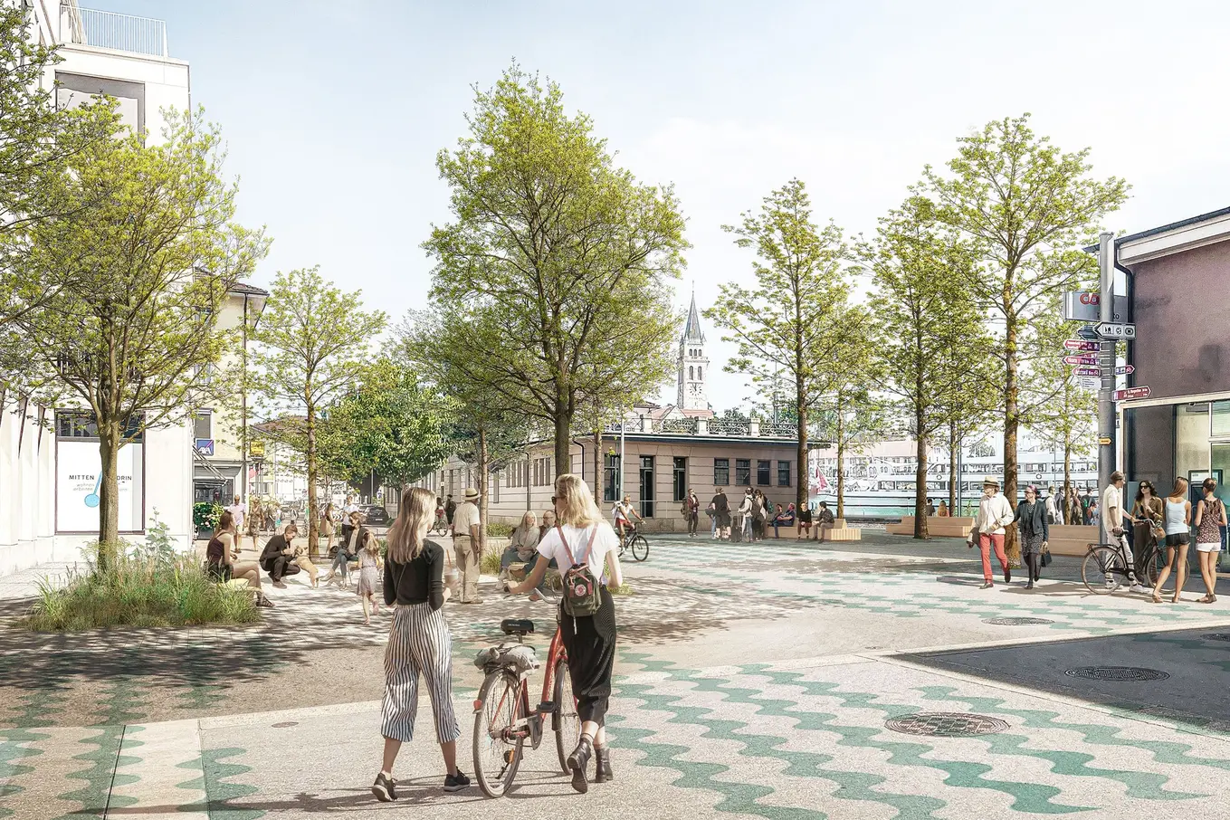 NEUE VISITENKARTE : Romanshorner Stimmbevölkerung sagt Ja zur Neugestaltung des Bahnhofplatzes
